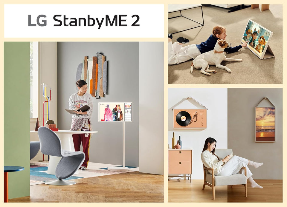 LG 27-Inch StanbyME 2 with Folio Cover