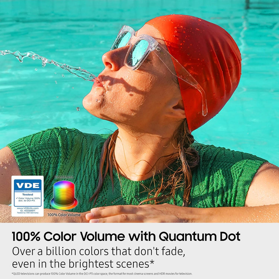 Samsung 75-Inch Class QLED Q7F Series Samsung Vision AI Smart TV (2025 Model, 75Q7F) Quantum HDR, Object Tracking Sound Lite, Q4 AI Gen1 Processor, 4K upscaling, Gaming Hub, Alexa Built-in