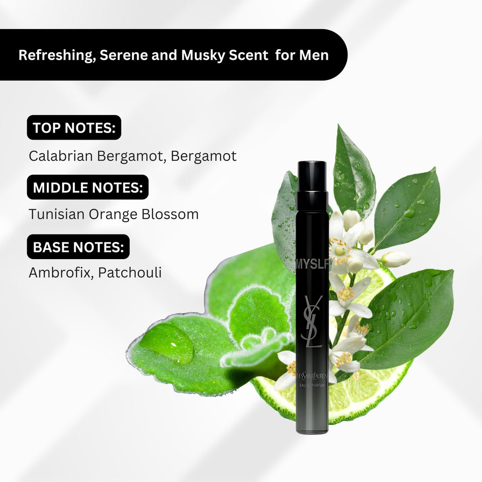 Yves Saint Laurent Ysl Myslf Eau de Parfum Spray for Men, 3.4 Ounce