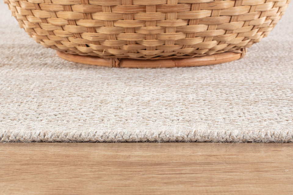 CAMILSON Easy Jute Rug 10x14, Indoor Outdoor Natural Color Fiber Area Rugs for Living Room Patio and Kitchen Rug, Sisal Boho Woven Design, Easy-Cleaning, Washable Outside Carpet Alfombras (10 x 14)