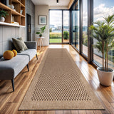 CAMILSON Easy Jute Rug 10x14, Indoor Outdoor Natural Color Fiber Area Rugs for Living Room Patio and Kitchen Rug, Sisal Boho Woven Design, Easy-Cleaning, Washable Outside Carpet Alfombras (10 x 14)