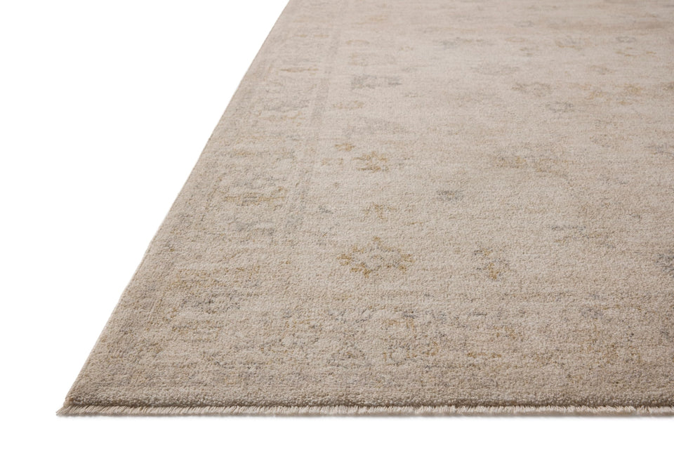 Loloi Chris Loves Julia Louisa Collection LOI-03 Taupe/Ivory 7'-10" x 10', .38" Pile Height, Area Rug