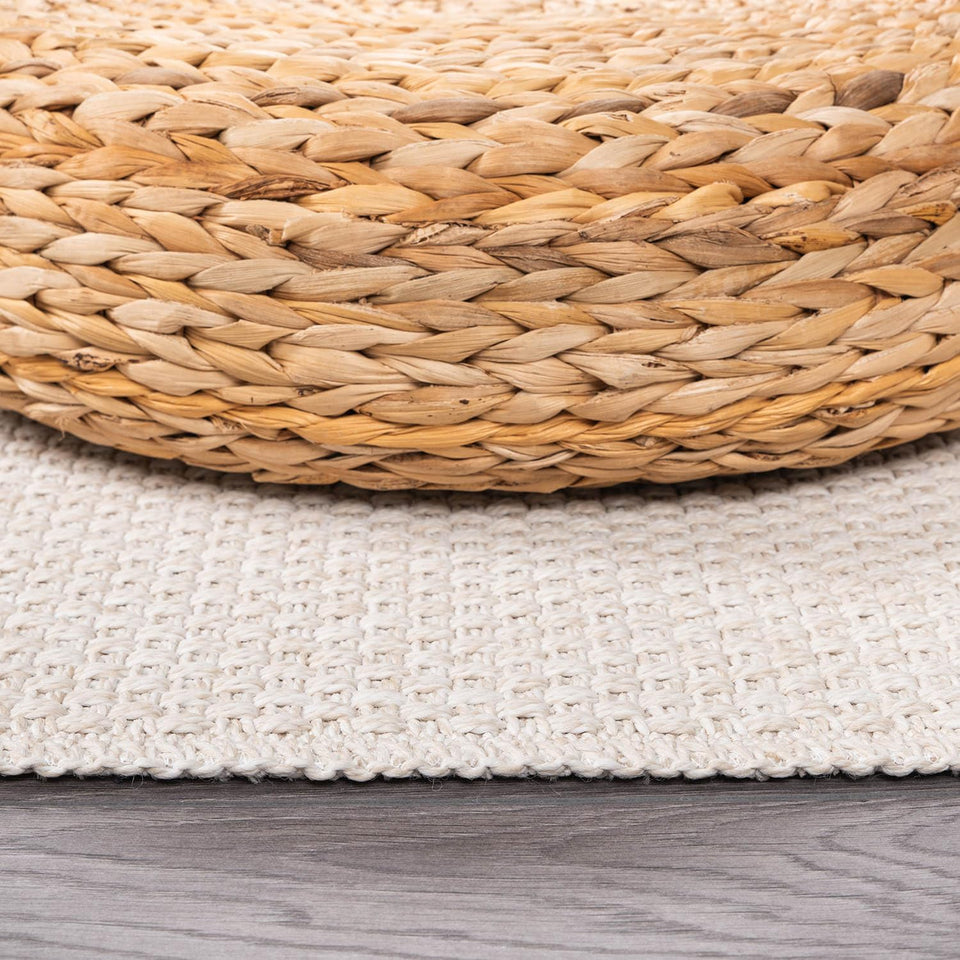 CAMILSON Easy Jute Rug 10x14, Indoor Outdoor Natural Color Fiber Area Rugs for Living Room Patio and Kitchen Rug, Sisal Boho Woven Design, Easy-Cleaning, Washable Outside Carpet Alfombras (10 x 14)