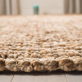 SAFAVIEH Area Rug 9x12 - Natural Fiber Collection - Large - Natural Brown, Handmade Jute, Farmhouse Style, Chunky Textured Thick Pile (NF447A)