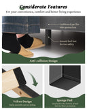 OHOHOLIVE King Size Bed Frame with 56" Headboard - 1000LBS Capacity Support, Velvet Upholstered Wingback Platform Bed Frame, Noise Free, Sturdy Wooden Slat Support