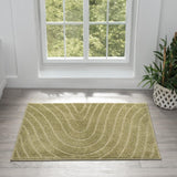 LUXE WEAVERS Modern Geometric Wave Cream 9x12 Area Rug