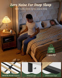 OHOHOLIVE King Size Bed Frame with 56" Headboard - 1000LBS Capacity Support, Velvet Upholstered Wingback Platform Bed Frame, Noise Free, Sturdy Wooden Slat Support