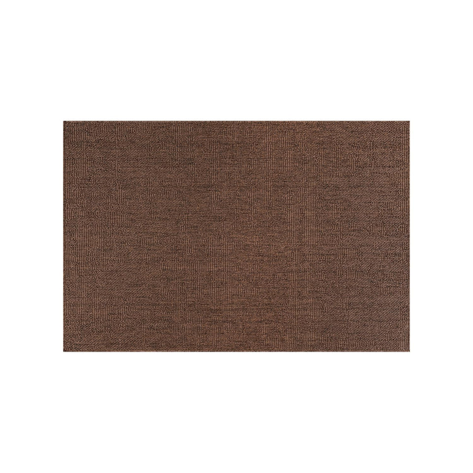 CAMILSON Easy Jute Rug 10x14, Indoor Outdoor Natural Color Fiber Area Rugs for Living Room Patio and Kitchen Rug Herringbone Woven Design Easy-Cleaning Washable Outside Carpet Alfombras 10 x 14