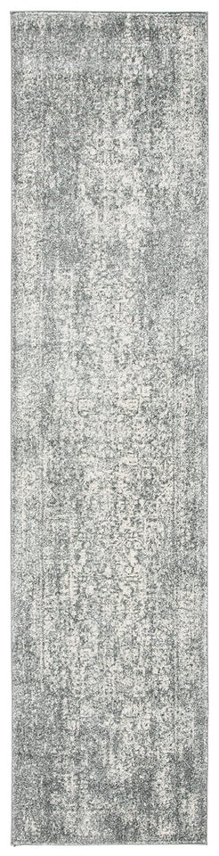 SAFAVIEH Evoke Collection Area Rug - 9' x 12', Ivory & Taupe, Oriental Distressed Design, Non-Shedding & Easy Care, Ideal for High Traffic Areas in Living Room, Bedroom (EVK256E)