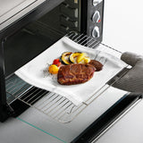 MALACASA Ivory White Dinnerware Sets, 30-Piece Porcelain Plates and Bowls Sets, Modern Dish Set for 6, Square Plates Dinnerware Set Kitchen Dishware Sets, Microwave and Dishwasher Safe, Series Flora