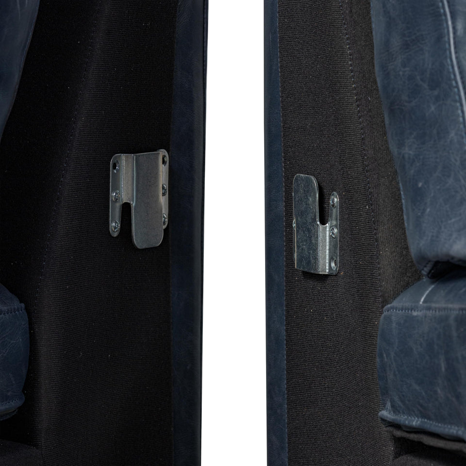 POLY & BARK Napa 72" Apartment Sofa – Italian-Tanned Full-Grain Pure-Aniline or Semi-Aniline Leather, Feather-Down Cushioning, Kiln-Dried Solid Wood Frame, Walnut Legs - Cognac Tan