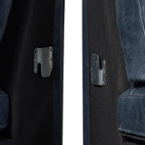 POLY & BARK Napa 72" Apartment Sofa – Italian-Tanned Full-Grain Pure-Aniline or Semi-Aniline Leather, Feather-Down Cushioning, Kiln-Dried Solid Wood Frame, Walnut Legs - Cognac Tan