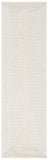 SAFAVIEH Area Rug 8x10 - Natura Collection - Large - Ivory, Handmade Wool, Ideal for Living Room, Bedroom, Dining Space (NAT450A)