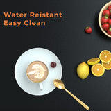 GreenForest Coffee Table for Living Room with Round Corners Farmhouse Style Center Table with Storage Shelf 39 Inch Space Saving Easy Assembly Gray Wash