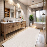 CAMILSON Easy Jute Rug 10x14, Indoor Outdoor Natural Color Fiber Area Rugs for Living Room Patio and Kitchen Rug Herringbone Woven Design Easy-Cleaning Washable Outside Carpet Alfombras 10 x 14