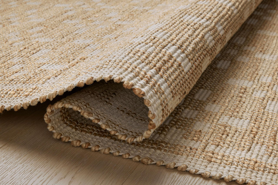 Loloi Chris Loves Julia Judy Collection JUD-07 Natural/Ivory 7'-9" x 9'-9" Area Rug