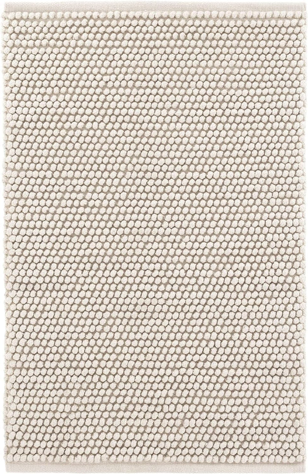 S & L Homes Wool Cotton Hand Woven Chunky Knit Popcorn Rug - Ivory Contemporary Area Rug for Living Room Bedroom (8' x 10' - Ivory)