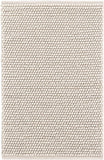 S & L Homes Wool Cotton Hand Woven Chunky Knit Popcorn Rug - Ivory Contemporary Area Rug for Living Room Bedroom (8' x 10' - Ivory)