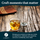 Libbey Ascent Tumbler and Rocks Drinking Glasses Set of 16, Glass Drinking Glasses with Curvature, Versatile Glassware Set for Parties and More