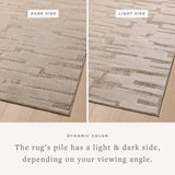 Loloi Amber Lewis Monty Collection MOT-01 Ivory/Taupe 9'-2" x 13', .50" Pile Height, Area Rug