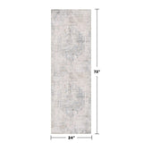 Neutral Living Room Rug - 10x14 Farmhouse Beige Brown Large Area Rug for Dining Room, Bedroom, Low Pile Lightweight Washable