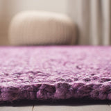 SAFAVIEH Area Rug 9x12 - Natural Fiber Collection - Large - Natural Brown, Handmade Jute, Farmhouse Style, Chunky Textured Thick Pile (NF447A)