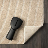 LUXE WEAVERS Modern Geometric Wave Cream 9x12 Area Rug