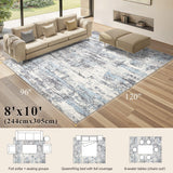 Area Rugs for Living Room: 12x15 Abstract Washable Rug Modern Neutral Large Soft Stain Resistant Non-Slip Backing Machine Table for Bedroom Dining Room Indoor Home Office Carpet - Gold Brown