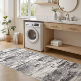 Area Rugs for Living Room: 12x15 Abstract Washable Rug Modern Neutral Large Soft Stain Resistant Non-Slip Backing Machine Table for Bedroom Dining Room Indoor Home Office Carpet - Gold Brown