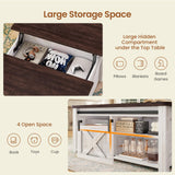 SEDETA 31.5" Lift Top Coffee Table with Storage, Square Coffee Tables for Living Room, Farmhouse Coffee Table with Large Hidden Storage Compartment and Adjustable Shelves, Black