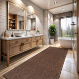 CAMILSON Easy Jute Rug 10x14, Indoor Outdoor Natural Color Fiber Area Rugs for Living Room Patio and Kitchen Rug, Sisal Boho Woven Design, Easy-Cleaning, Washable Outside Carpet Alfombras (10 x 14)