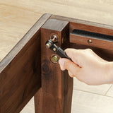 Mellow Naturalista Classic 12-Inch Solid Wood Platform Bed | Wooden Slats, No Box Spring Needed, Easy Assembly | Full, Espresso