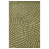 LUXE WEAVERS Modern Geometric Wave Cream 9x12 Area Rug