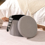 B FSOBEIIALEO Storage Ottoman Cube, Flowers Shaped Ottomans with Storage Foot Stool Footrest for Lving Room, Boucle Ottoman Seat for Dorm Room,Faux Teddy Fur, Cream White 12.6"x12.6"x12.6"