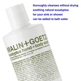 Malin + Goetz Rum Hand & Body Wash, 16 Fl. Oz. – Men & Women Natural Body Wash For All Skin Types, Foaming Hydrating Cleansing Gel, Cruelty-Free & Vegan
