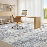 Area Rugs for Living Room: 12x15 Abstract Washable Rug Modern Neutral Large Soft Stain Resistant Non-Slip Backing Machine Table for Bedroom Dining Room Indoor Home Office Carpet - Gold Brown