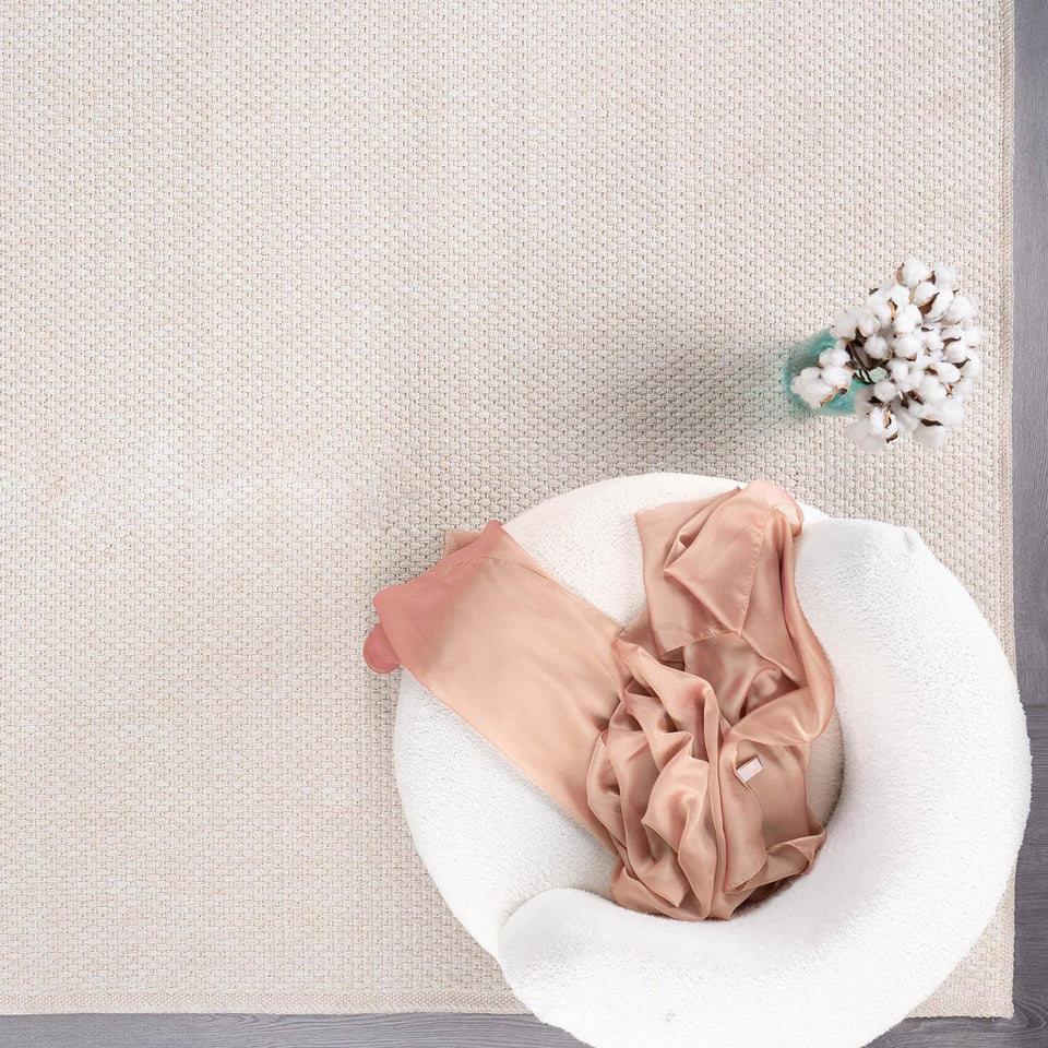 CAMILSON Easy Jute Rug 10x14, Indoor Outdoor Natural Color Fiber Area Rugs for Living Room Patio and Kitchen Rug Herringbone Woven Design Easy-Cleaning Washable Outside Carpet Alfombras 10 x 14