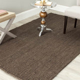 SAFAVIEH Area Rug 9x12 - Natural Fiber Collection - Large - Natural Brown, Handmade Jute, Farmhouse Style, Chunky Textured Thick Pile (NF447A)