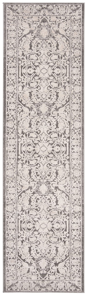 SAFAVIEH Area Rug 9x12 - Reflection Collection - Large - Cream & Ivory, Non-Shedding & Easy Cleaning, Ideal for Living Room, Bedroom, Dining Space (RFT665D)