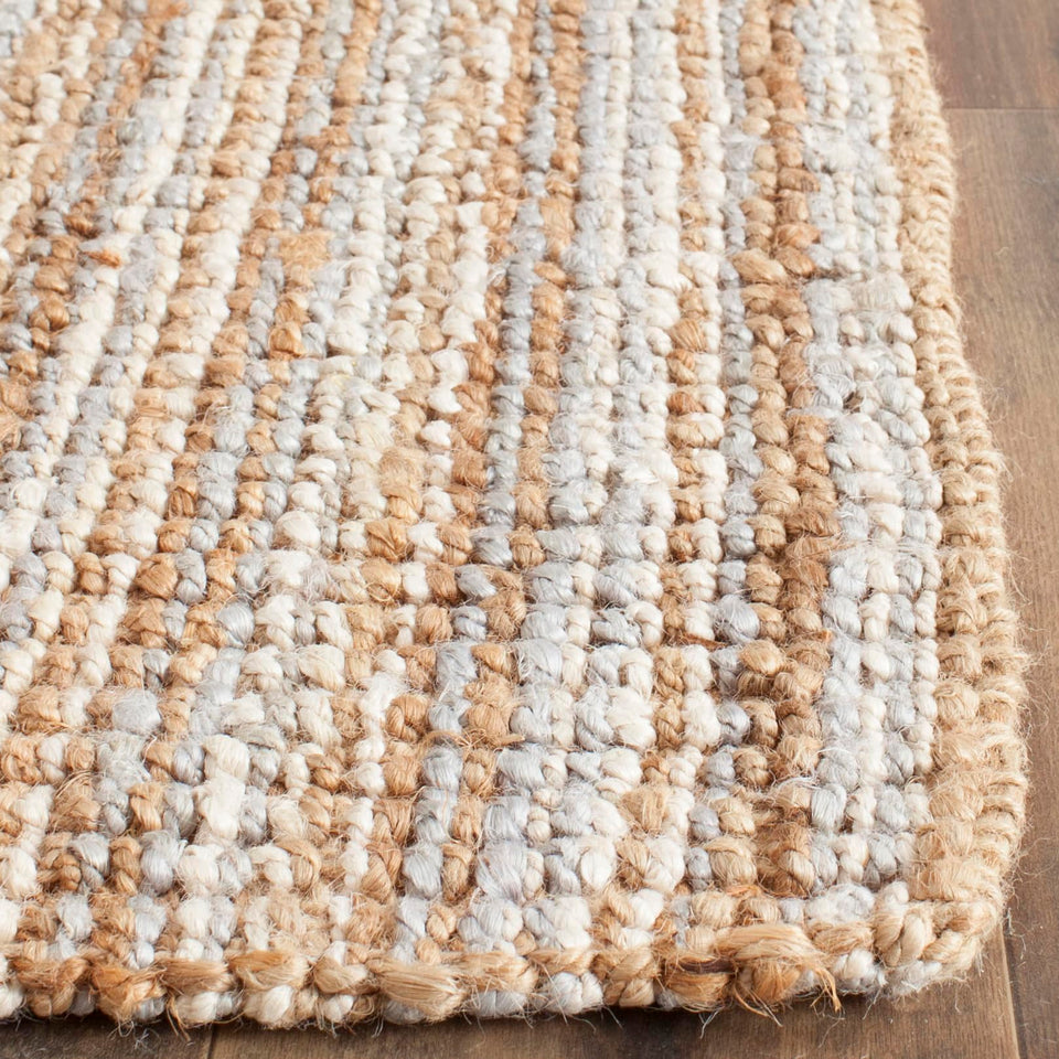SAFAVIEH Area Rug 9x12 - Natural Fiber Collection - Large - Natural Brown, Handmade Jute, Farmhouse Style, Chunky Textured Thick Pile (NF447A)