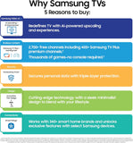 Samsung 55-Inch Class The Frame LS03F 4K QLED Smart TV (2025 Model) Slim Fit Wall Mount, Modern Frame Design, NQ4 AI Gen2 Processor, Art Mode, Artful Picture Quality, Samsung Vision AI, Alexa Built-in