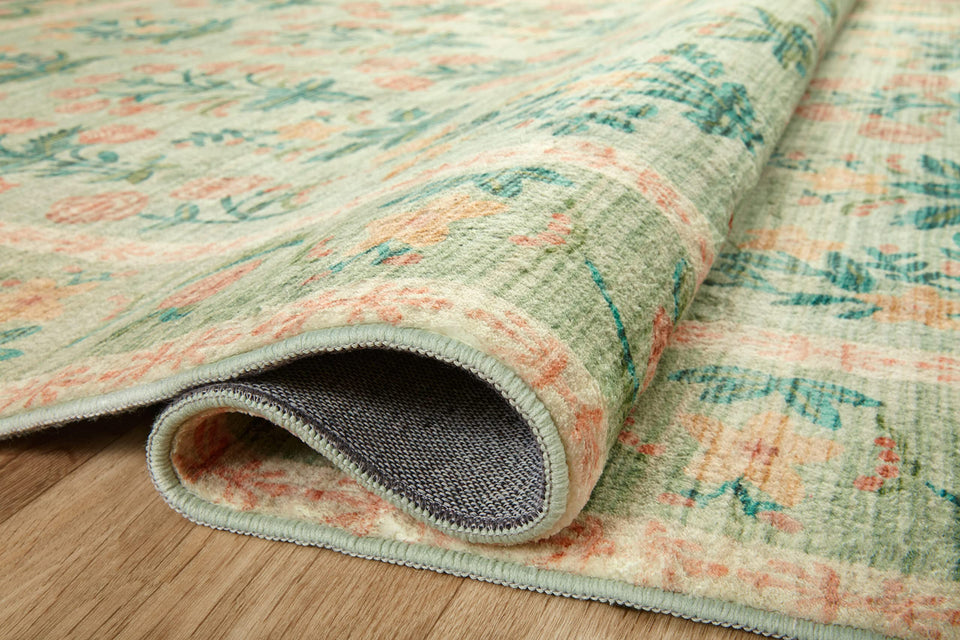 Loloi Rifle Paper Co. Eden Collection EDE-02 Mughal Garden Cream 7'-6" x 9'-6" Area Rug