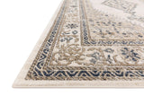 Loloi Teagan Collection TEA-03 Ivory/Sand 9'-9" x 13'-6" Area Rug, Large, Soft Neutral Rug, High-Traffic for Living Room, Bedroom, Home Office, Dining Area