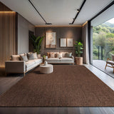 CAMILSON Easy Jute Rug 10x14, Indoor Outdoor Natural Color Fiber Area Rugs for Living Room Patio and Kitchen Rug Herringbone Woven Design Easy-Cleaning Washable Outside Carpet Alfombras 10 x 14