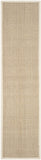 SAFAVIEH Area Rug 8x10 - Natural Fiber Collection - Large - Natural & Beige, Seagrass, Basketweave Pattern (NF114A)