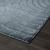 LUXE WEAVERS Modern Geometric Wave Cream 9x12 Area Rug