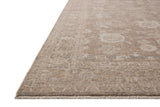 Loloi Chris Loves Julia Louisa Collection LOI-03 Taupe/Ivory 7'-10" x 10', .38" Pile Height, Area Rug