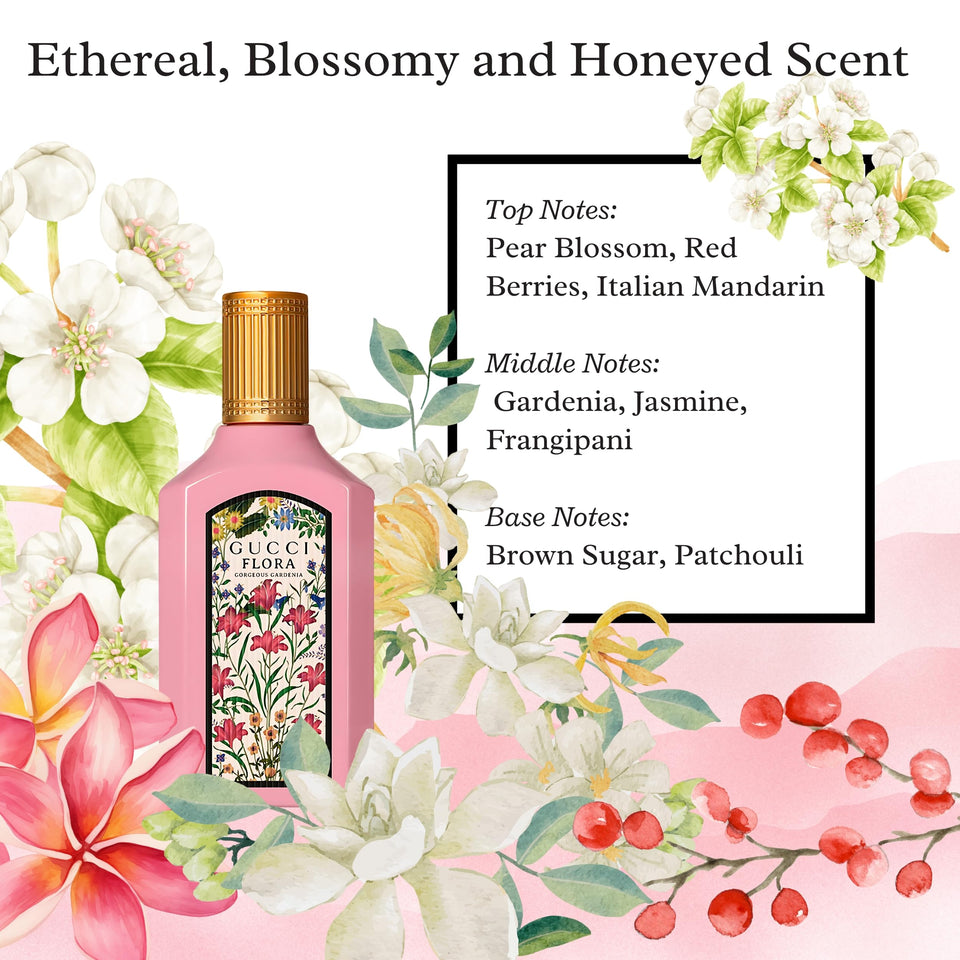 Gucci Flora Gorgeous Gardenia for Women 3.3 oz Eau de Parfum Spray