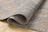 Loloi Chris Loves Julia Louisa Collection LOI-03 Taupe/Ivory 7'-10" x 10', .38" Pile Height, Area Rug
