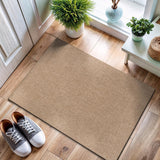 CAMILSON Easy Jute Rug 10x14, Indoor Outdoor Natural Color Fiber Area Rugs for Living Room Patio and Kitchen Rug, Sisal Boho Woven Design, Easy-Cleaning, Washable Outside Carpet Alfombras (10 x 14)